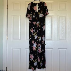 Torrid Floral Jumpsuit EUC